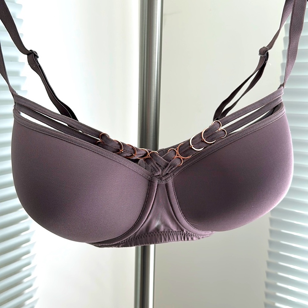 marlies dekkers plunge balcony taupe size 32f